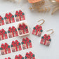 Patchwork Christmas Gift Box Polymer Clay Transfer Paper & Matching Cutter