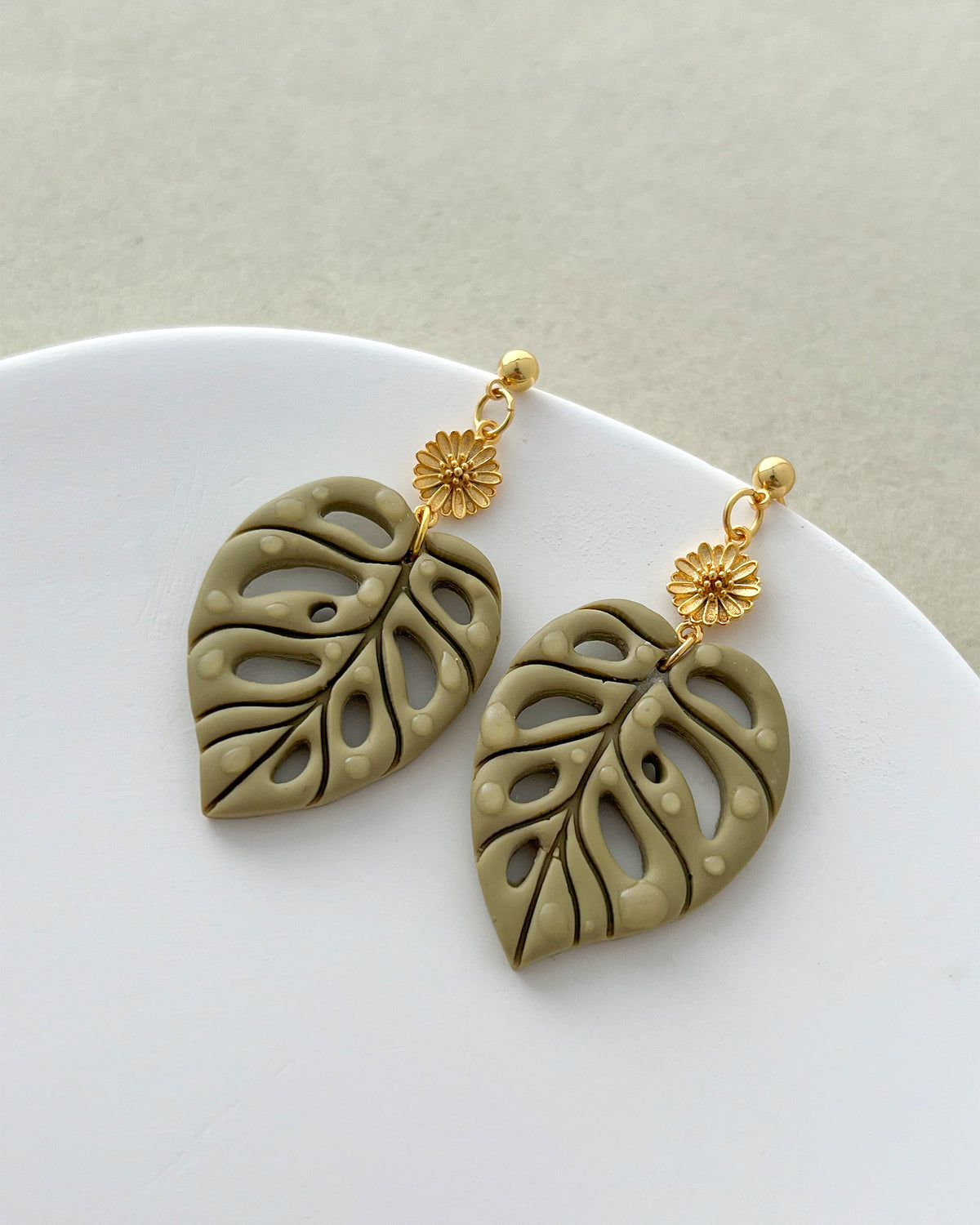 18K Gold Plated Daisy Flower Connectors