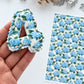 Blue Hydrangeas Polymer Clay Transfer Paper