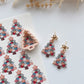 Patchwork Christmas Tree Polymer Clay Transfer Paper & Matching Cutter
