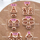 Cute Christmas Icons Polymer Clay Cutter STL Files