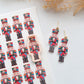 Patchwork Nutcracker Polymer Clay Transfer Paper & Matching Cutter