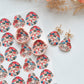 Patchwork Christmas Mr. & Mrs. Claus Polymer Clay Transfer Paper & Matching Cutters