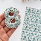 Ivory Floral Vines Polymer Clay Transfer Paper