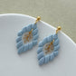 14K Gold Filled Zircon Leaf Earring Charms
