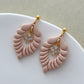 14K Gold Filled Zircon Fan Earring Charms