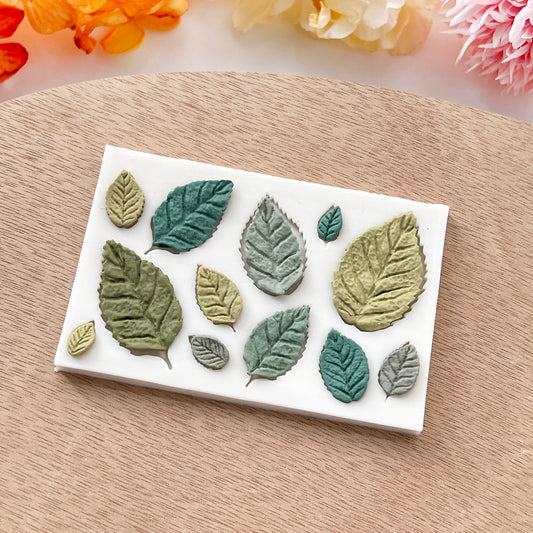 Leaves Silicone Mold for Polymer Clay | Jewelry Making | Polymer Clay Tool | Air Dry Clay Mold