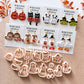 RoseauxClayCo Halloween Ghost Animal Polymer Clay Cutters