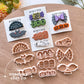 RoseauxClayCo Halloween Hair Clip Polymer Clay Cutter Set