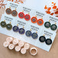 RoseauxClayCo Fall Halloween Wax Seal Stamp Clay Cutters