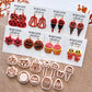 RoseauxClayCo Fall Halloween Pumpkin Polymer Clay Cutters