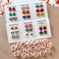 RoseauxClayCo Fall Halloween Stud Polymer Clay Cutters