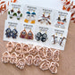 RoseauxClayCo Halloween Ghost Skull Polymer Clay Cutters