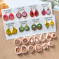 RoseauxClayCo Tropical Fruit Polymer Clay Cutters