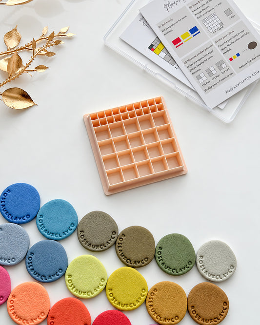 Polymer Clay Color Mixing Measuring Cutter