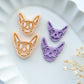 Halloween Cat Skull Polymer Clay Cutters