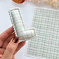 Sage Plaid Polymer Clay Transfer Paper