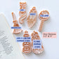 RoseauxClayCo Fall Halloween Bookmark Polymer Clay Cutter