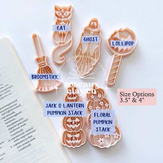 Halloween Bookmark Polymer Clay Cutters