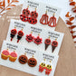 RoseauxClayCo Fall Halloween Pumpkin Polymer Clay Cutters