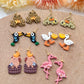 Animal Polymer Clay Cutters | Summer Clay Cutters | Polymer Clay Earring Cutters Set | Frog | Flamingo | Toucan | Chameleon | Capybara