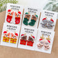 Christmas Animal Stocking Polymer Clay Cutters