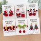 Christmas Santa Claus Polymer Clay Cutters