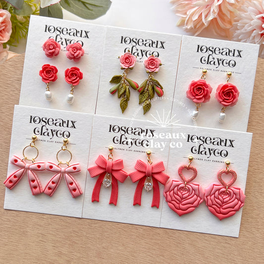 RoseauxClayCo 3D Layered Rose Polymer Clay Cutters