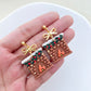 10PCS 14K Gold Plated Double Hole Bowknot Earring Charms