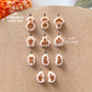 RoseauxClayCo Veggies Stud Polymer Clay Cutters
