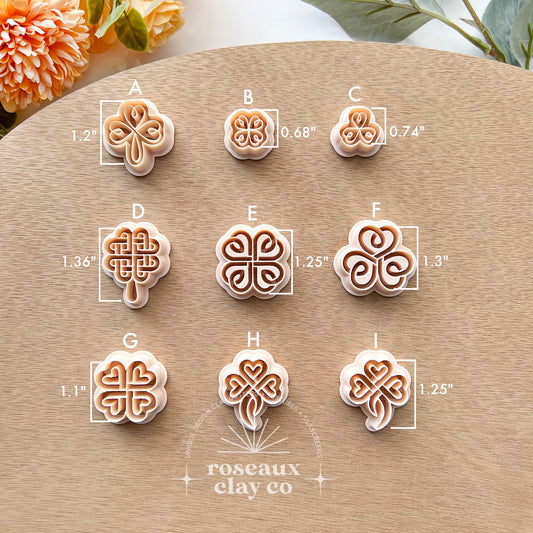 Celtic Clover Polymer Clay Cutters