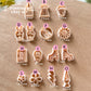RoseauxClayCo Groovy Retro Polymer Clay Cutters