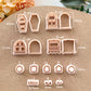 Bookshelf Polymer Clay Cutters