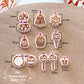 RoseauxClayCo Fall Halloween Pumpkin Polymer Clay Cutters