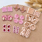 Valentines Polymer Clay Cutters | XOXO Clay Earring Cutter Set | Love Dice | Poker | Sunglasses