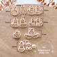 RoseauxClayCo Halloween Ghost Animal Polymer Clay Cutters