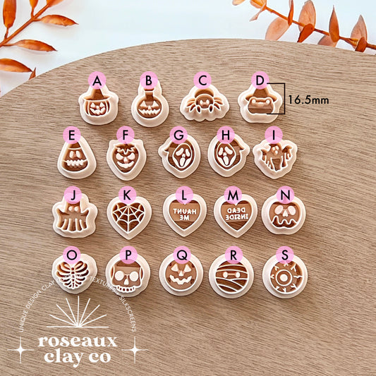 Halloween Studs Polymer Clay Cutters