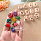 RoseauxClayCo Veggies Stud Polymer Clay Cutters