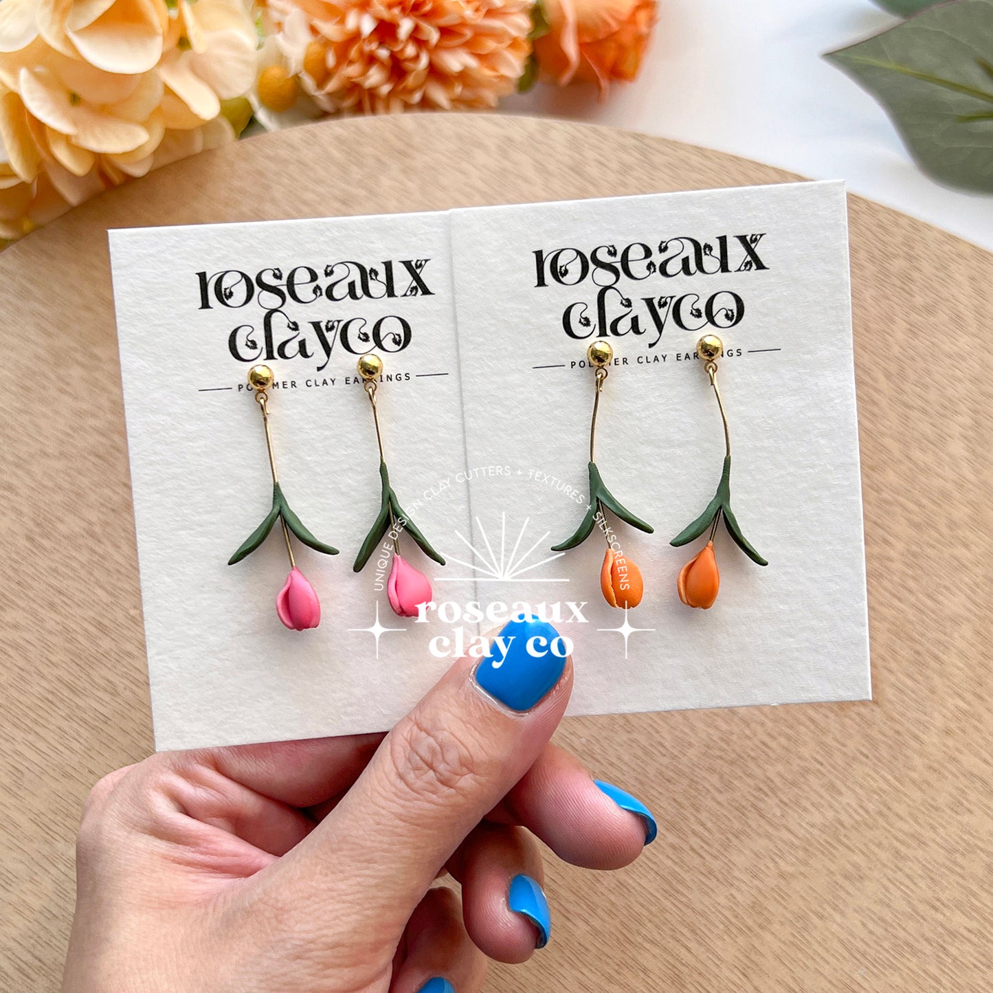 RoseauxClayCo Tulip Petal Polymer Clay Cutter