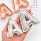 Scalloped Alphabet Clay Cutter STL Files | Individual Letter