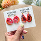 RoseauxClayCo Tropical Fruit Polymer Clay Cutters