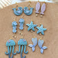 Ocean Sea Animal Polymer Clay Cutters | Jellyfish | Starfish | Seal | Seahorse