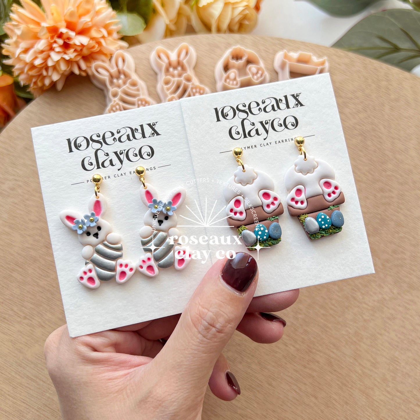 RoseauxClayCo Easter Polymer Clay Cutters