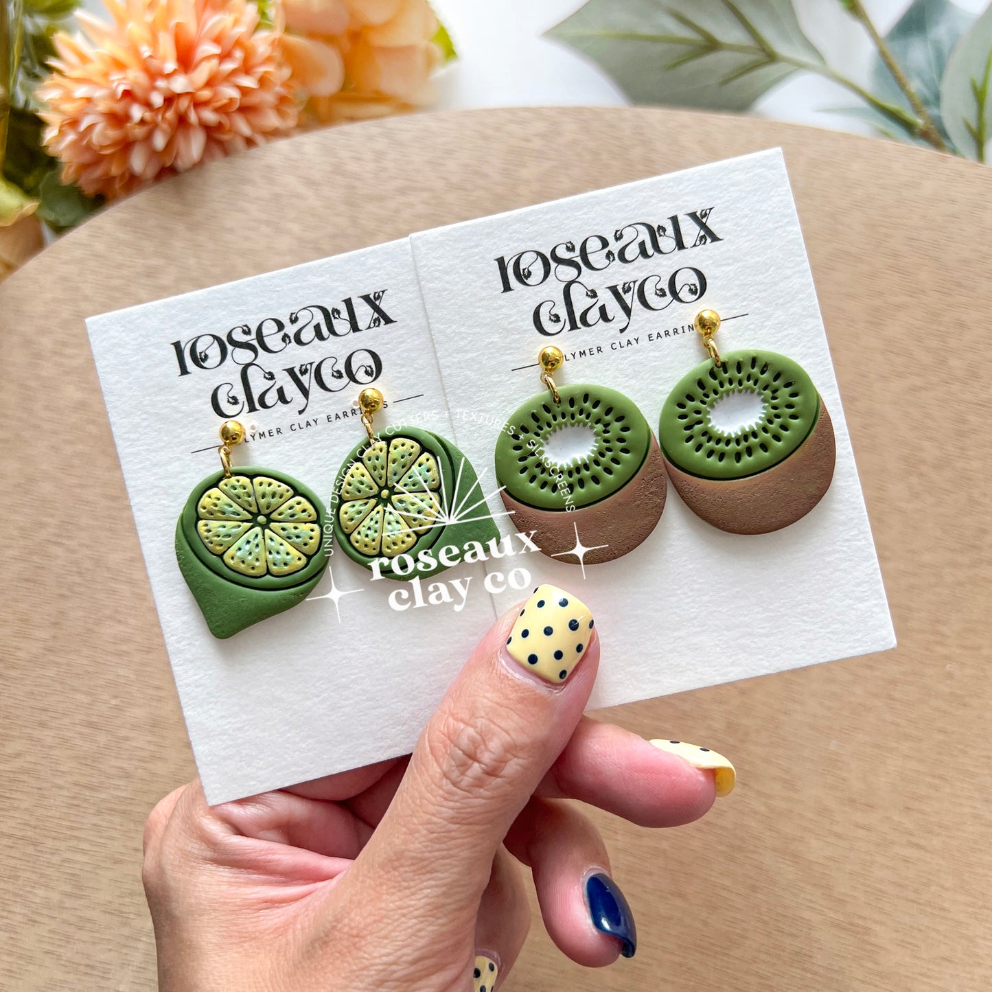 RoseauxClayCo Tropical Fruit Polymer Clay Cutters