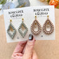 RoseauxClayCo Scalloped Teardrop Polymer Clay Earrings