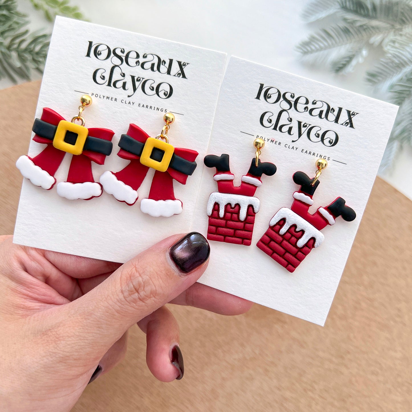 Christmas Santa Claus Polymer Clay Cutters