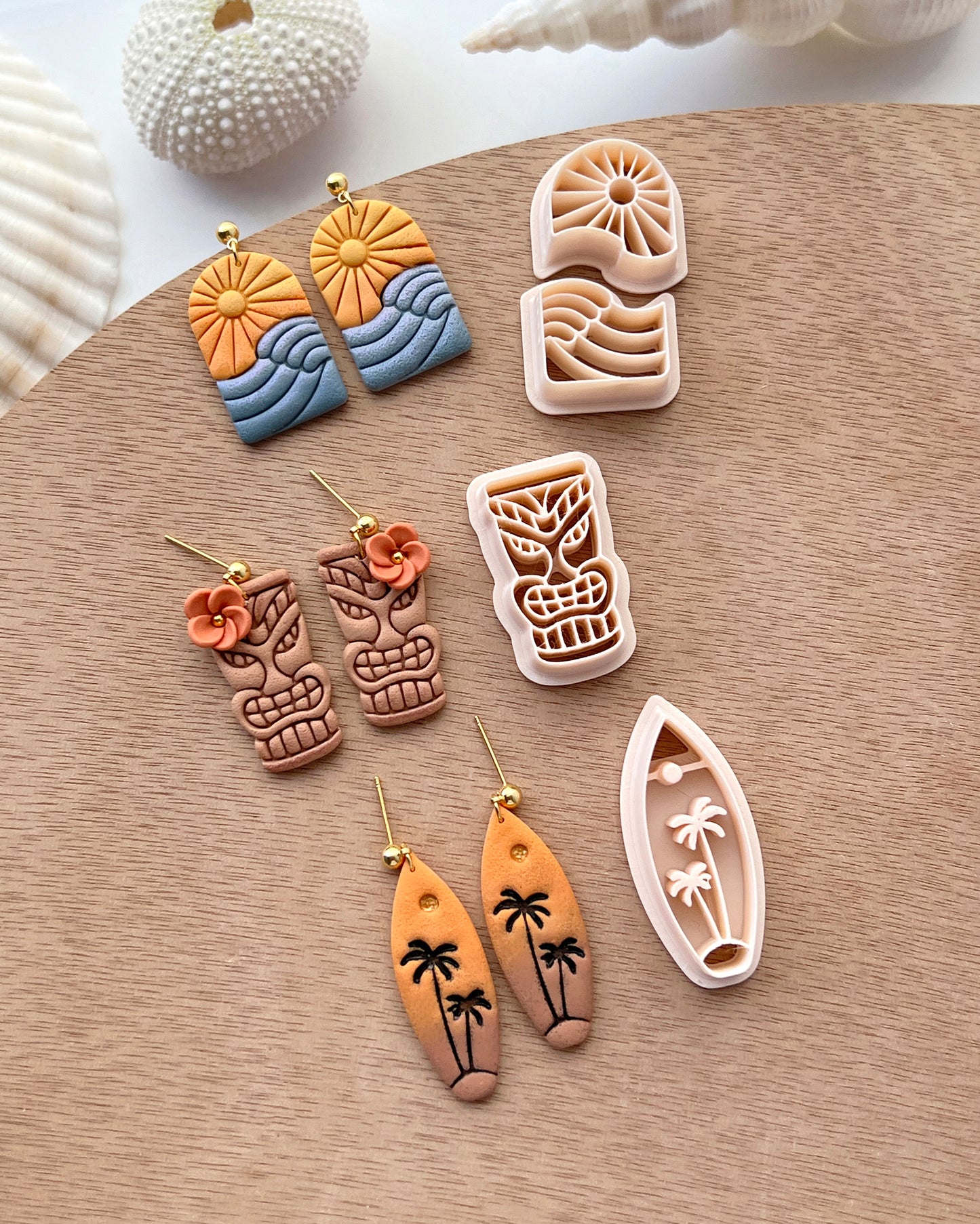 Ocean Beach Polymer Clay Cutters | Sea Animal Clay Cutters | Crab | Lobster | Turtle