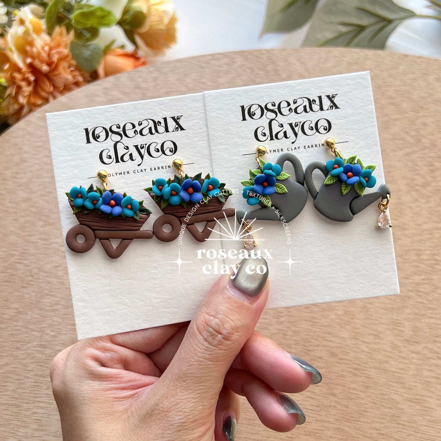 RoseauxClayCo Spring Garden Polymer Clay Cutters