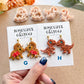 RoseauxClayCo Dinosaur Polymer Clay Earrings