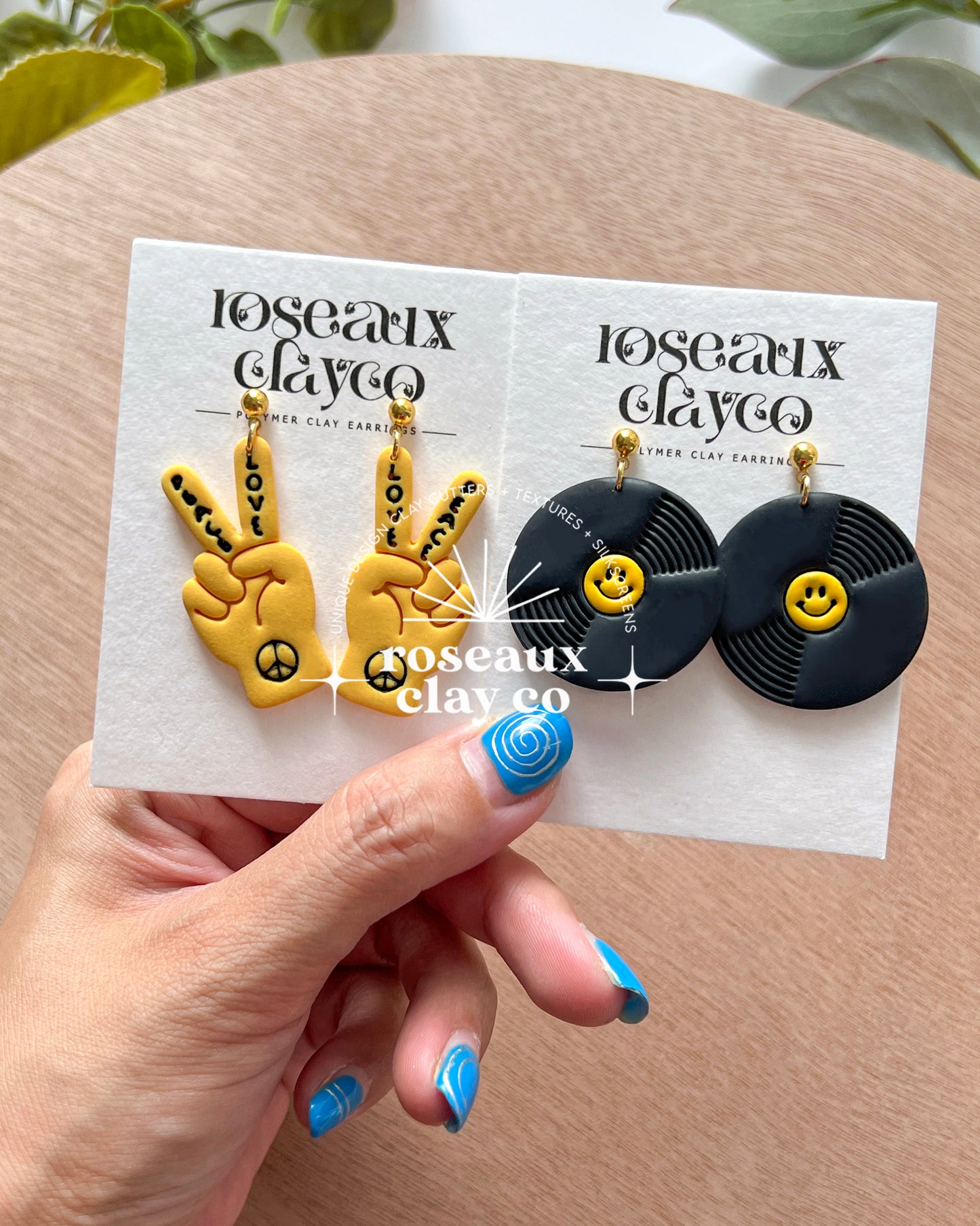 RoseauxClayCo Groovy Retro Polymer Clay Cutters